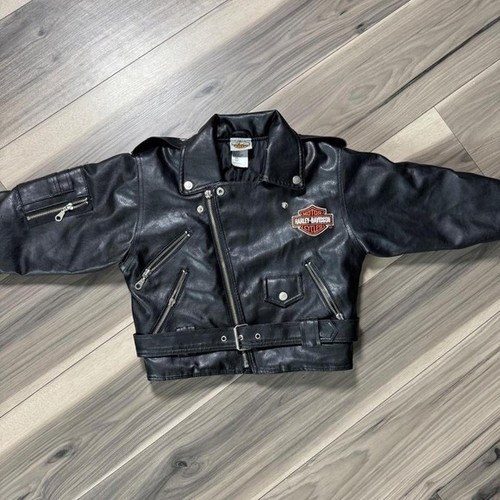 Harley davidson black - black, leather